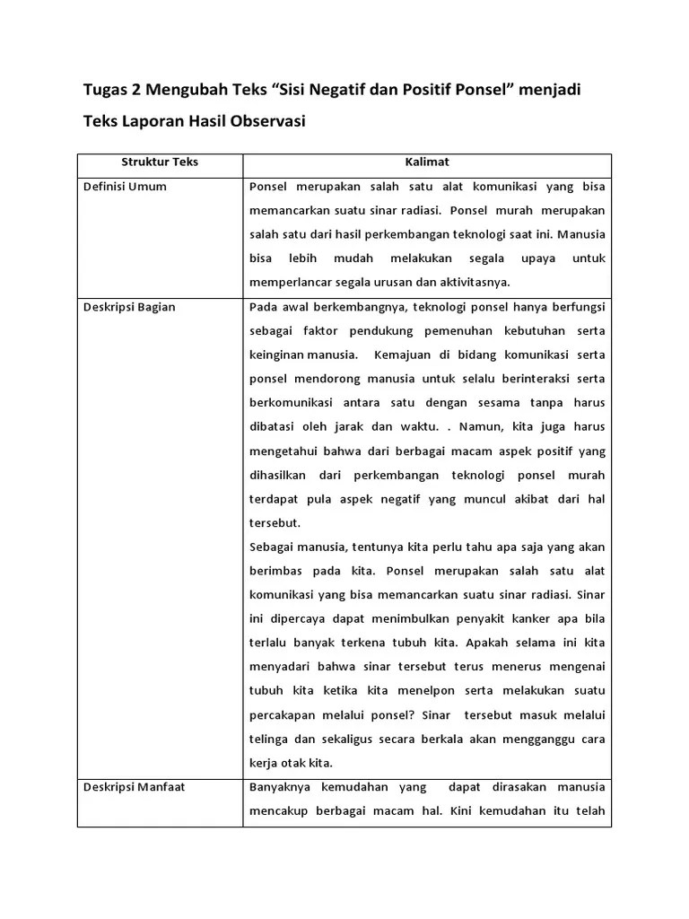 Contoh Teks Laporan Hasil Observasi Hewan Langka Beserta Strukturnya Nusagates Mari kita ingat 3 struktur penyusun teks LHO.
