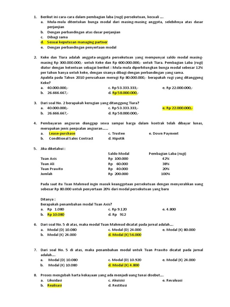 Contoh Soal Dan Pembahasan Akuntansi Penjualan Angsuran