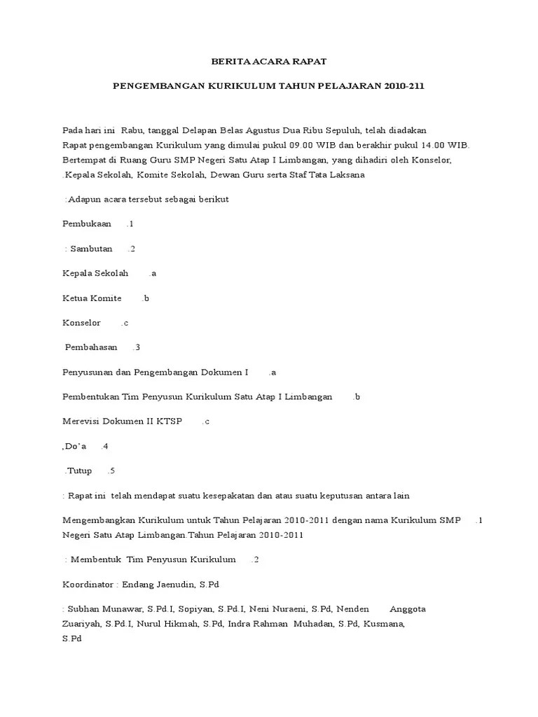 Perbedaan Berita Acara Rapat Dan Notulen Rapat | Akurat - Faktual - Elegan  Moltoday.com