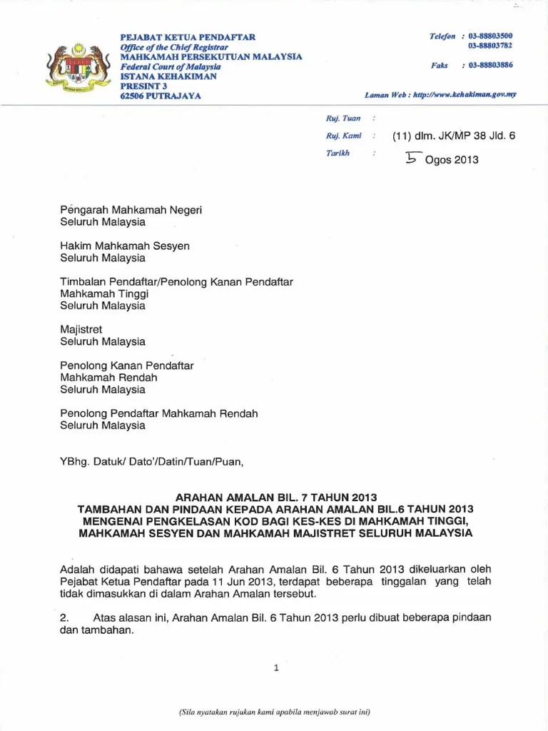 Contoh Surat Pembatalan Cek Kepada Bank 