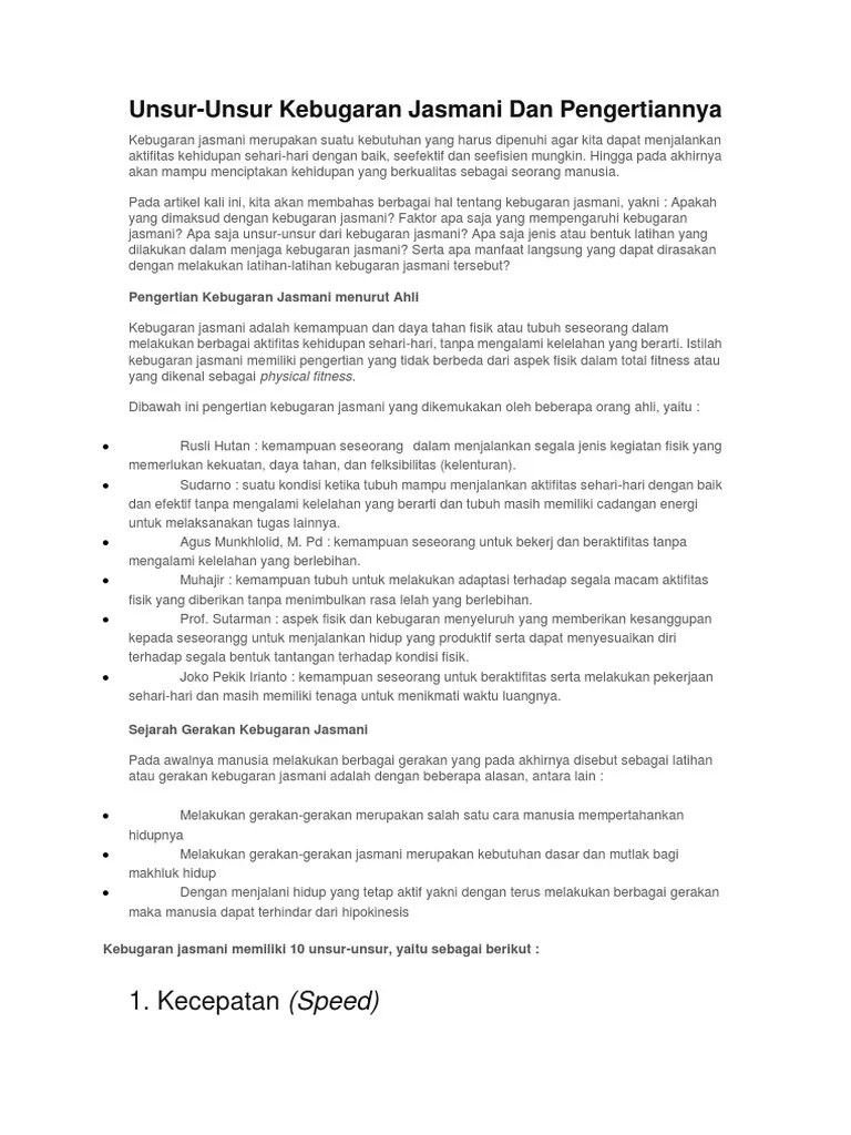 Definisi Aktii Arobik Menurut Para Ahli | saya menjawab