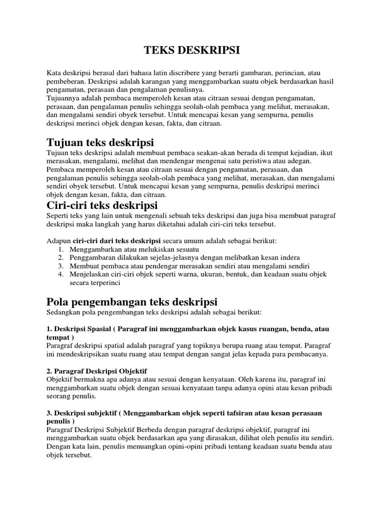 Contoh Teks Laporan Hasil Observasi Tentang Keindahan Alam Nusagates 