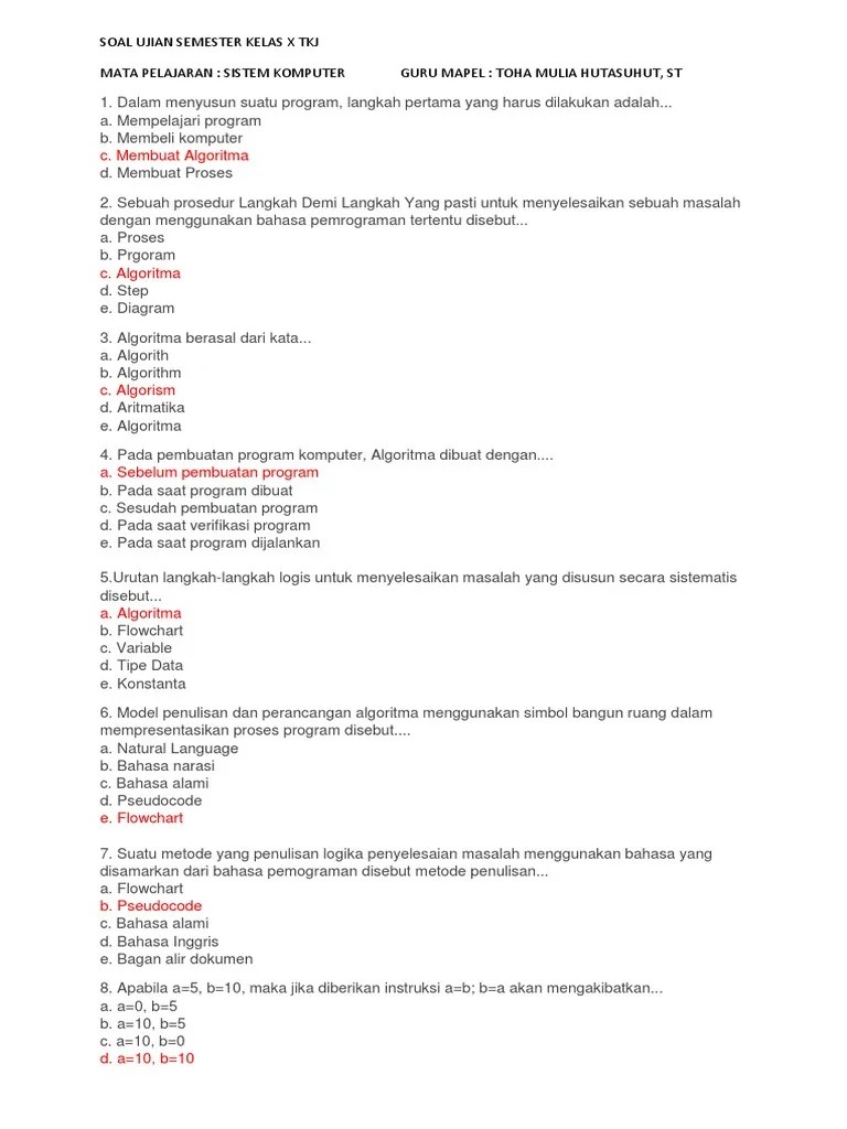Contoh Algoritma Pseudocode Dan Flowchart – Nasi