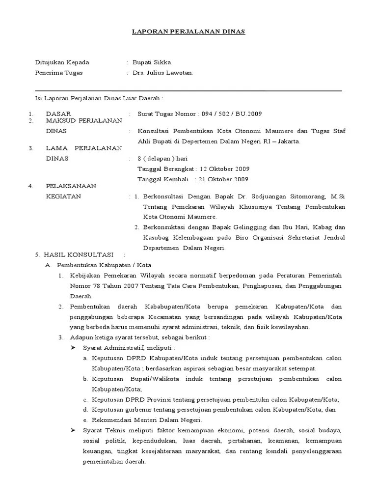 Contoh Video Laporan Perjalanan