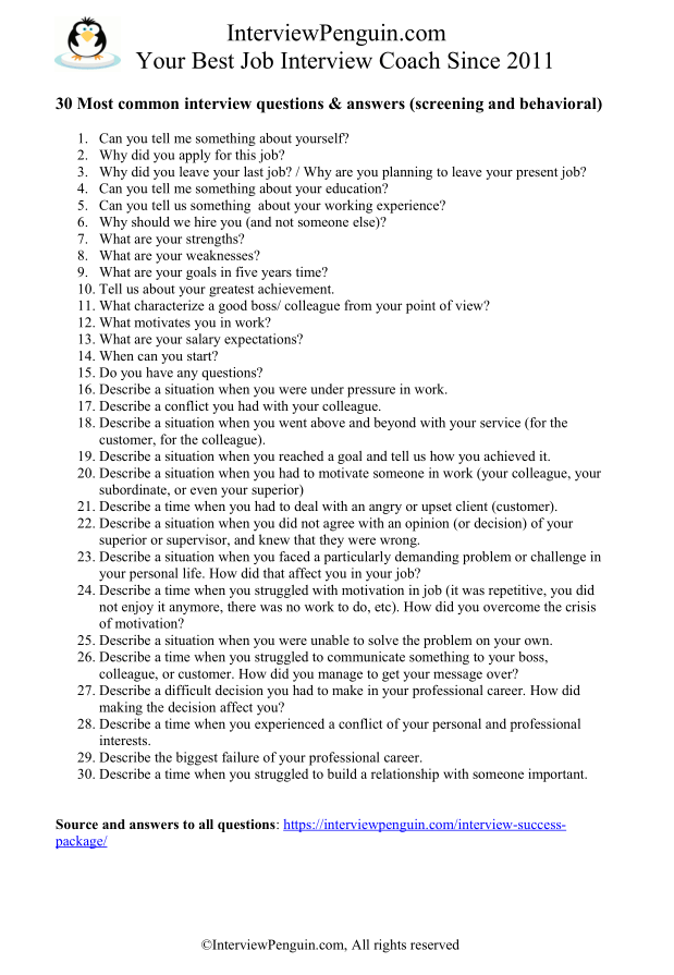 Unique interview questions to ask employers