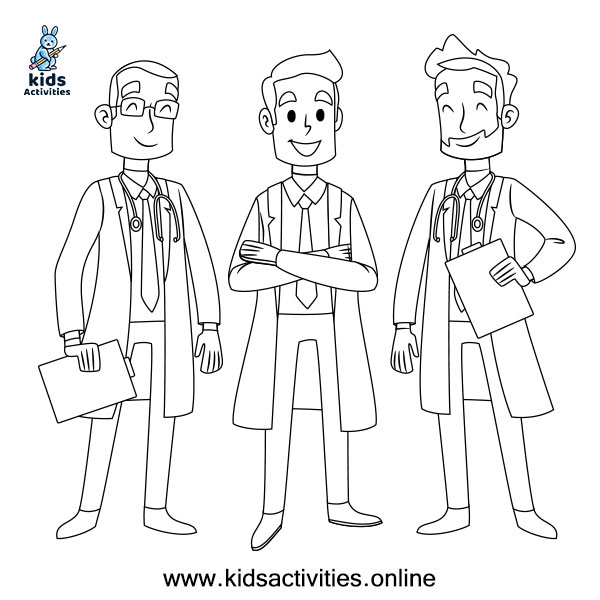 wallpapers Printable Doctor Clipart Black And White thank you doctor coloring page 2020