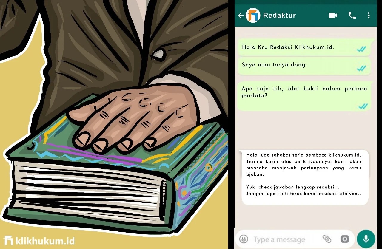 CURKUM #85 ALAT BUKTI PERKARA PERDATA - Klikhukum.id