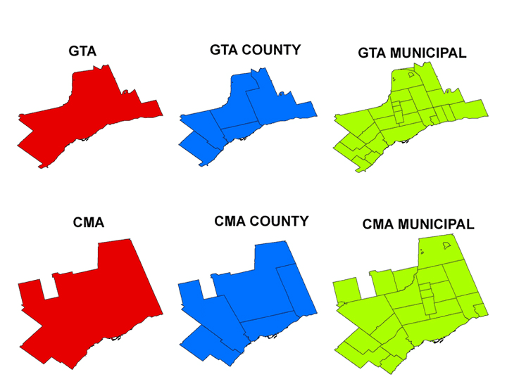 picture Gta Region Map ryerson library ryerson university
