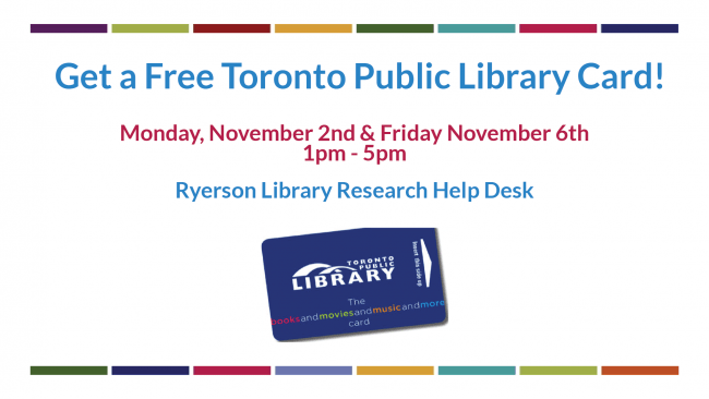 wallpapers Toronto Public Library Card Number get a free toronto public library card at ryerson library ryerson university library