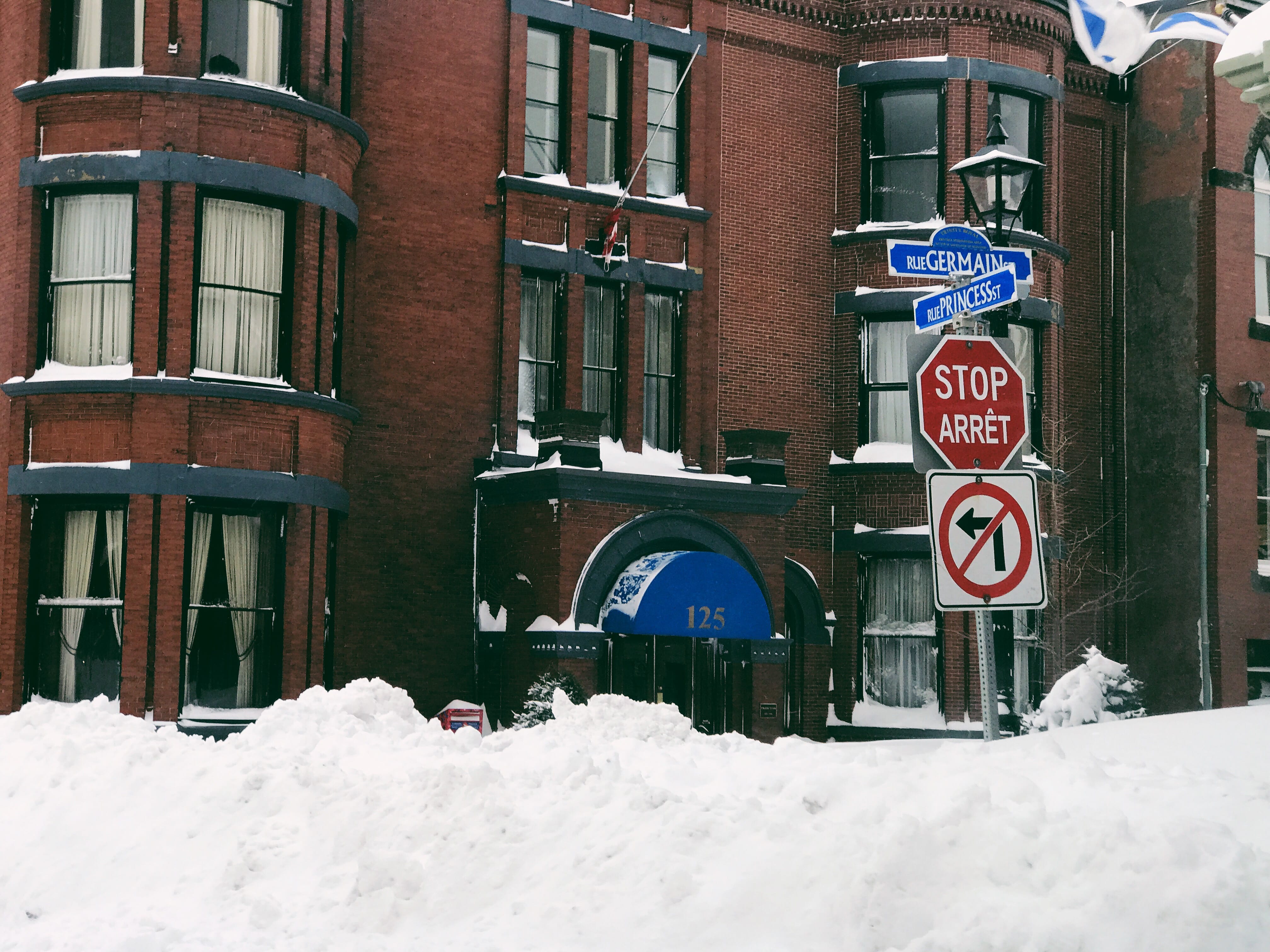 A photograph depicting Germain and Princess Snow Pile