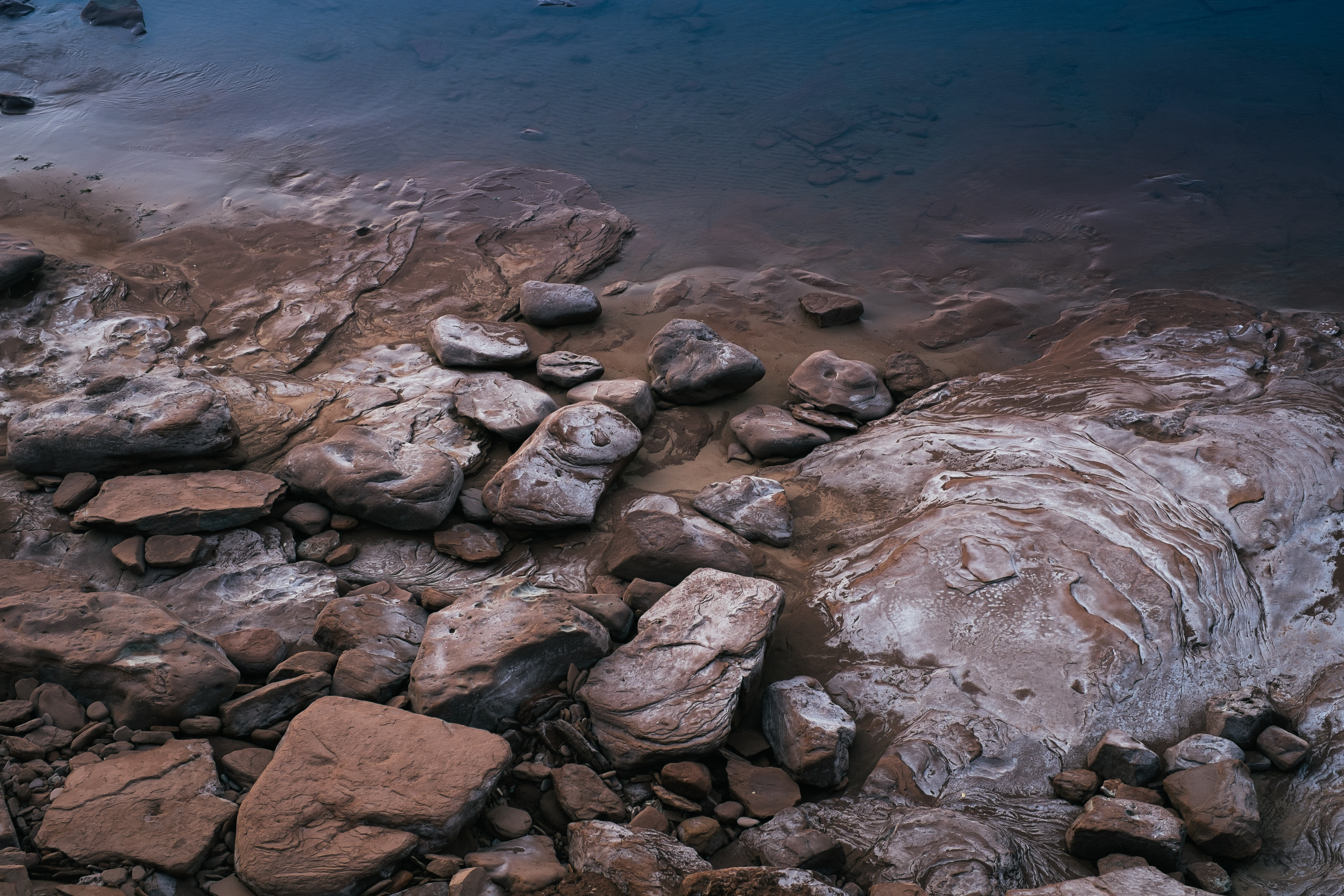 Prince Edward Island Stock Photo Coastline Rocks Stock Photo