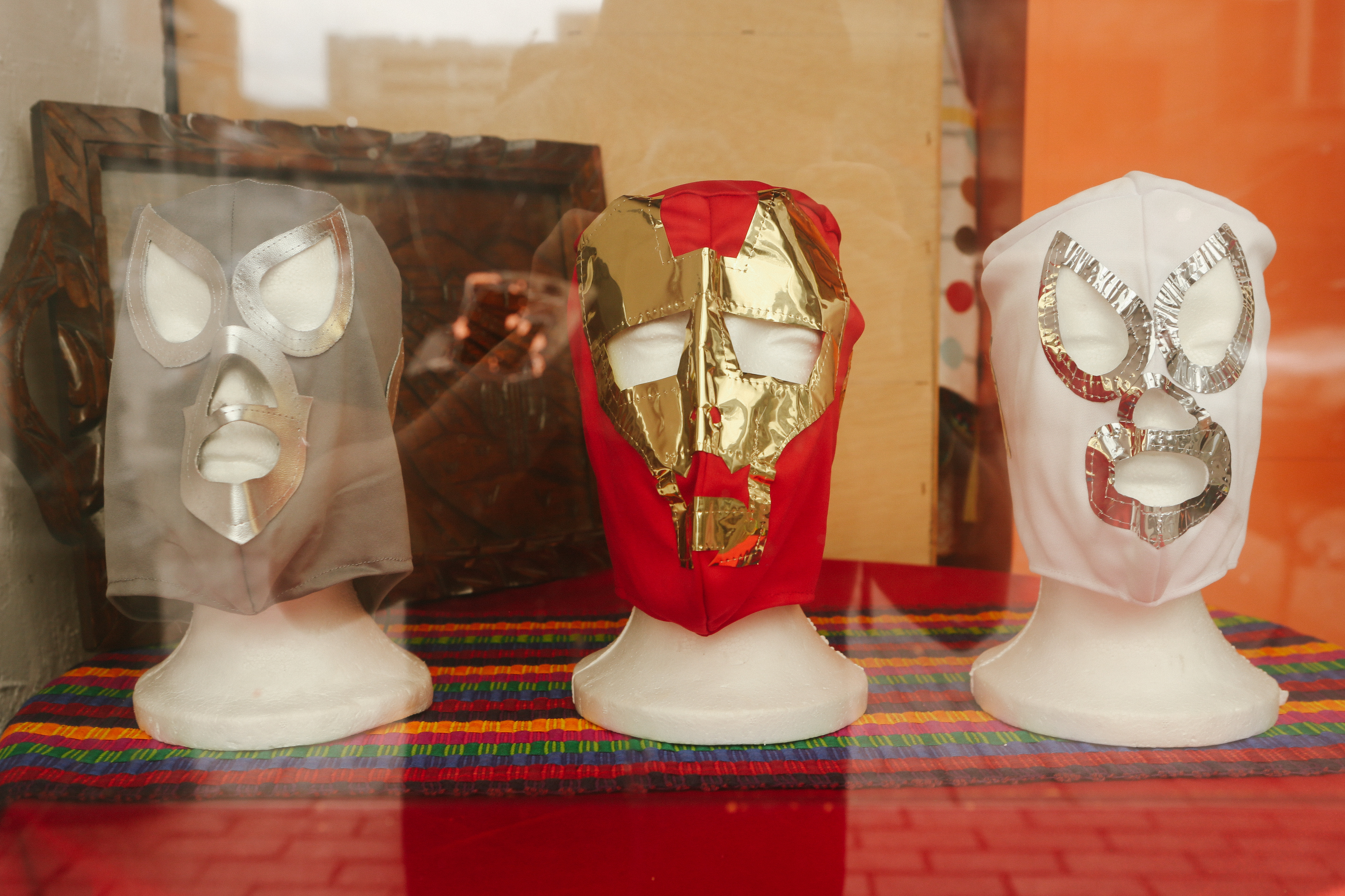 Austin Texas Lucha Libre Mask Storefront
