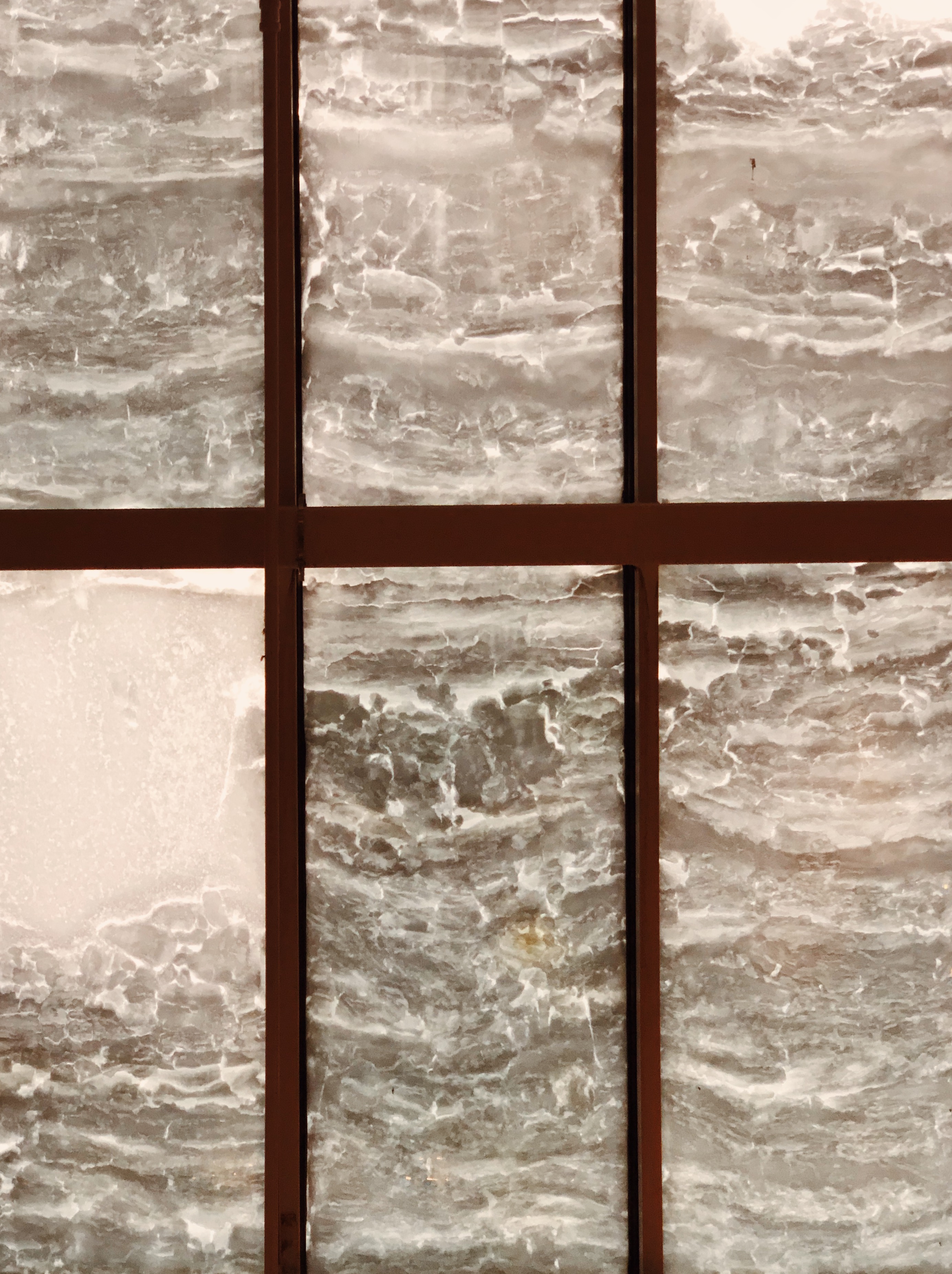 Snow Covered Window