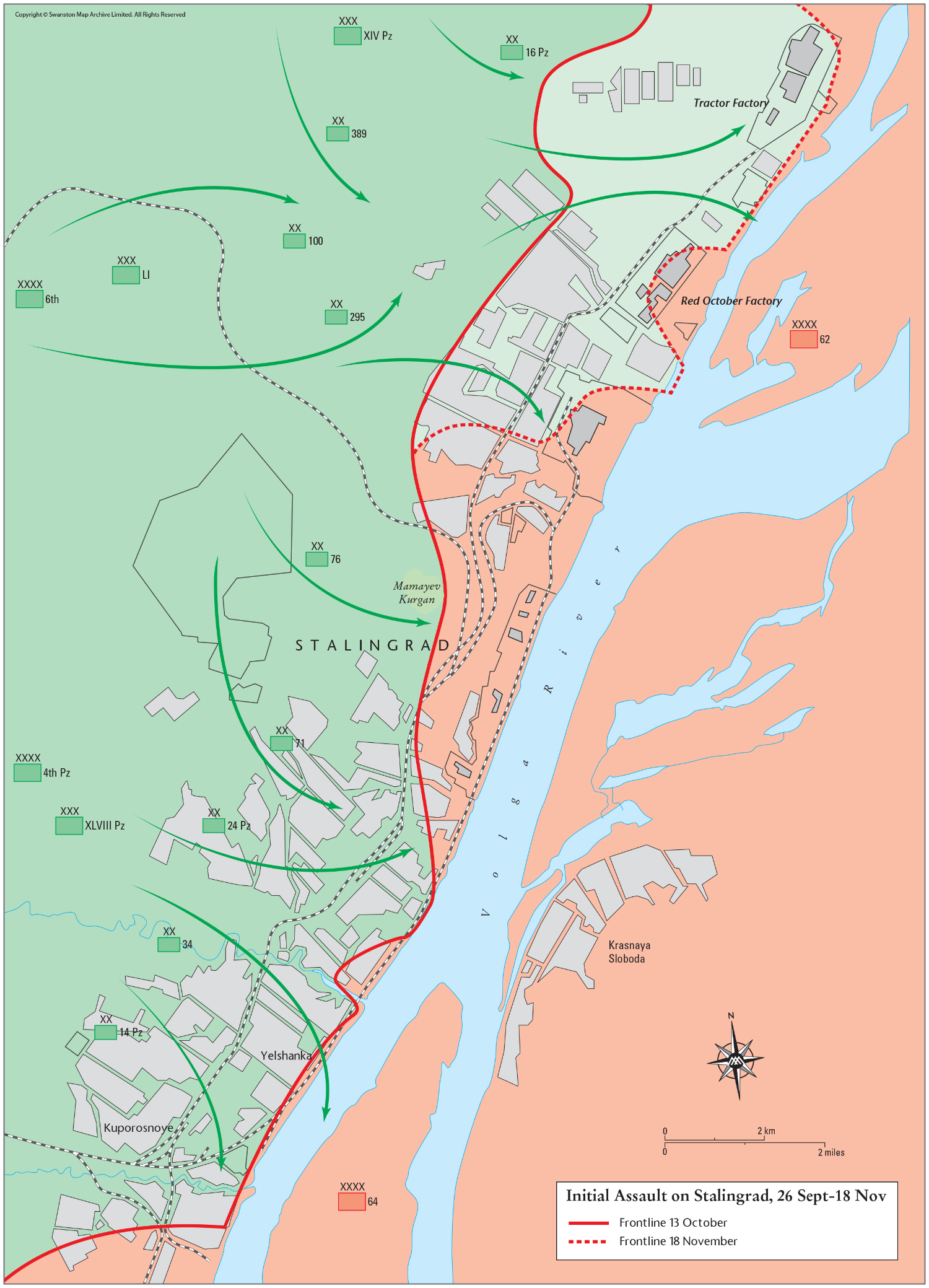 Battlefield Stalingrad Four Maps That Tell The Story Of World War Two 02 