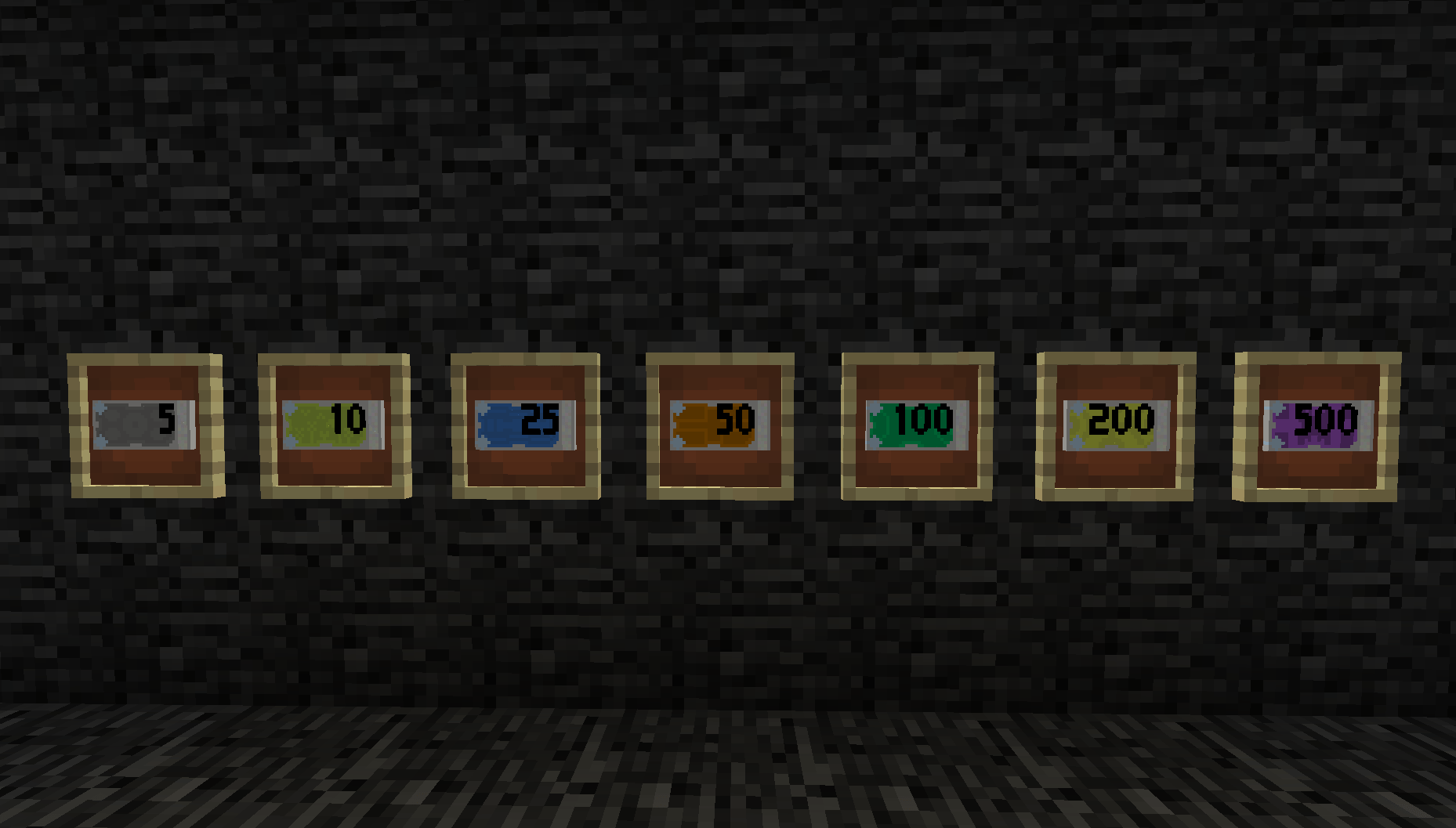 Currency Fun Minecraft Mod - High Resolution Abstract Patterns for Desktop