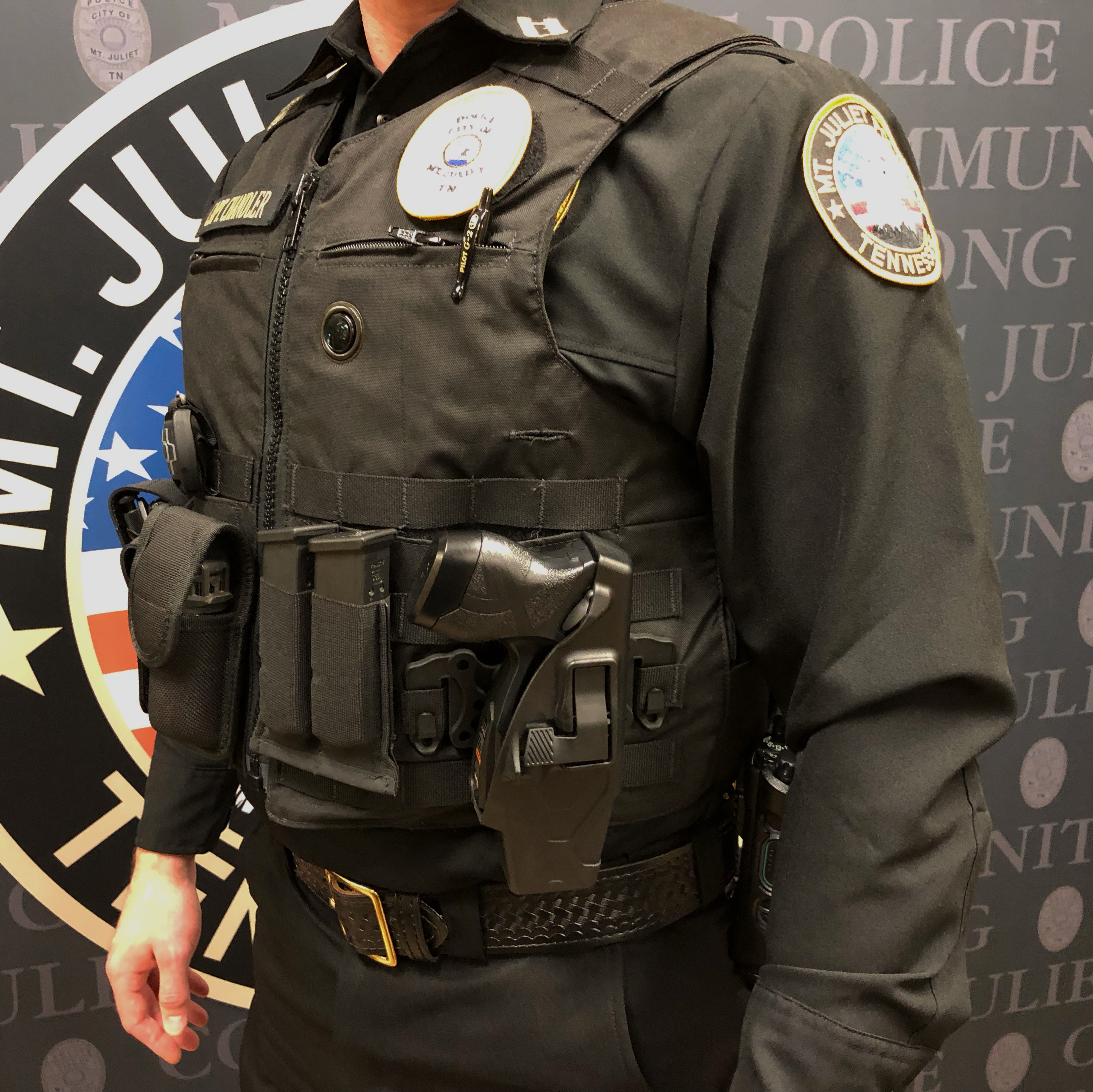 Mjpd testing modern, load-bearing vest uniform that improves health