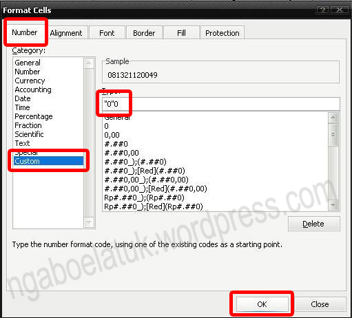 Angka di excel berubah jadi 0