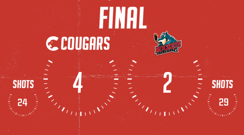 Cougars Double Up Rockets For First Win Of The Season Prince George Cougars 