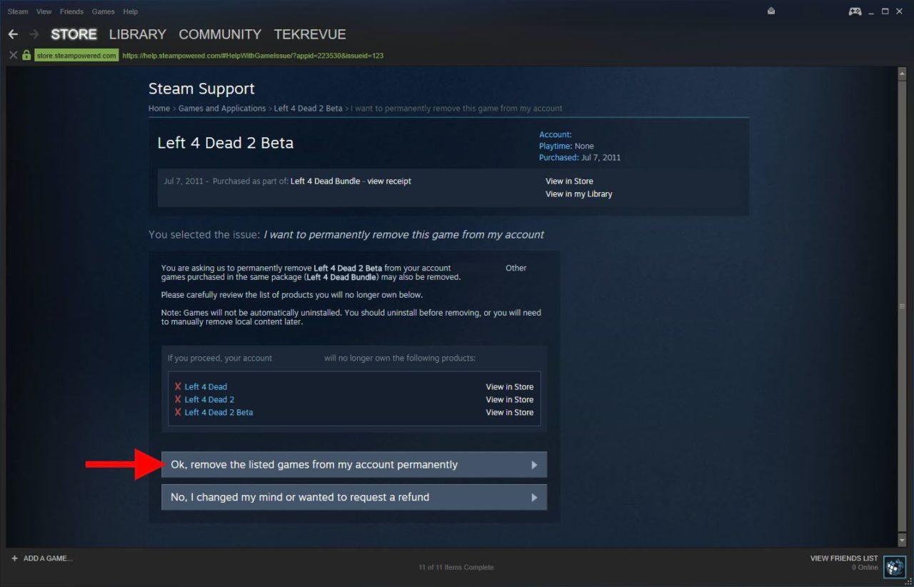 How To Remove A Game From Your Steam Library Remove Game From Steam Library 2 