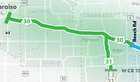 ProPEL US 30 Smarter Stronger Communities PEL US 30 Study Area Map For Web WEST MAP 