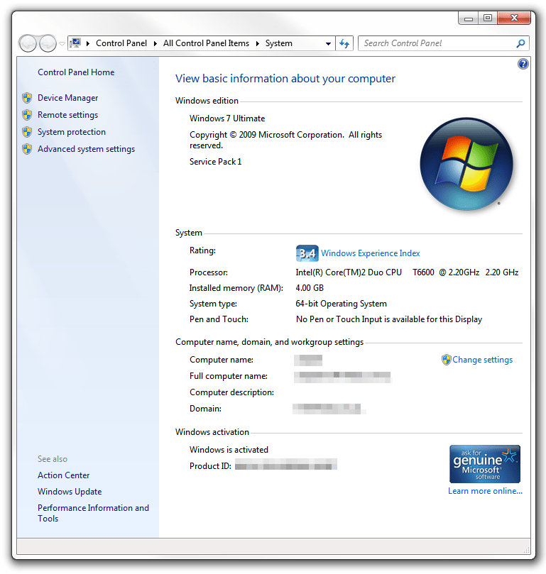 How To View System Information On Windows 7 Pureinfotech - Mobile Light Wallpapers for Desktop