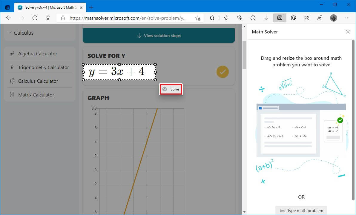 Use The Math Solver Tool In Microsoft Edge To Solve Complex Math Equations - Download Amazing City Art | Mobile
