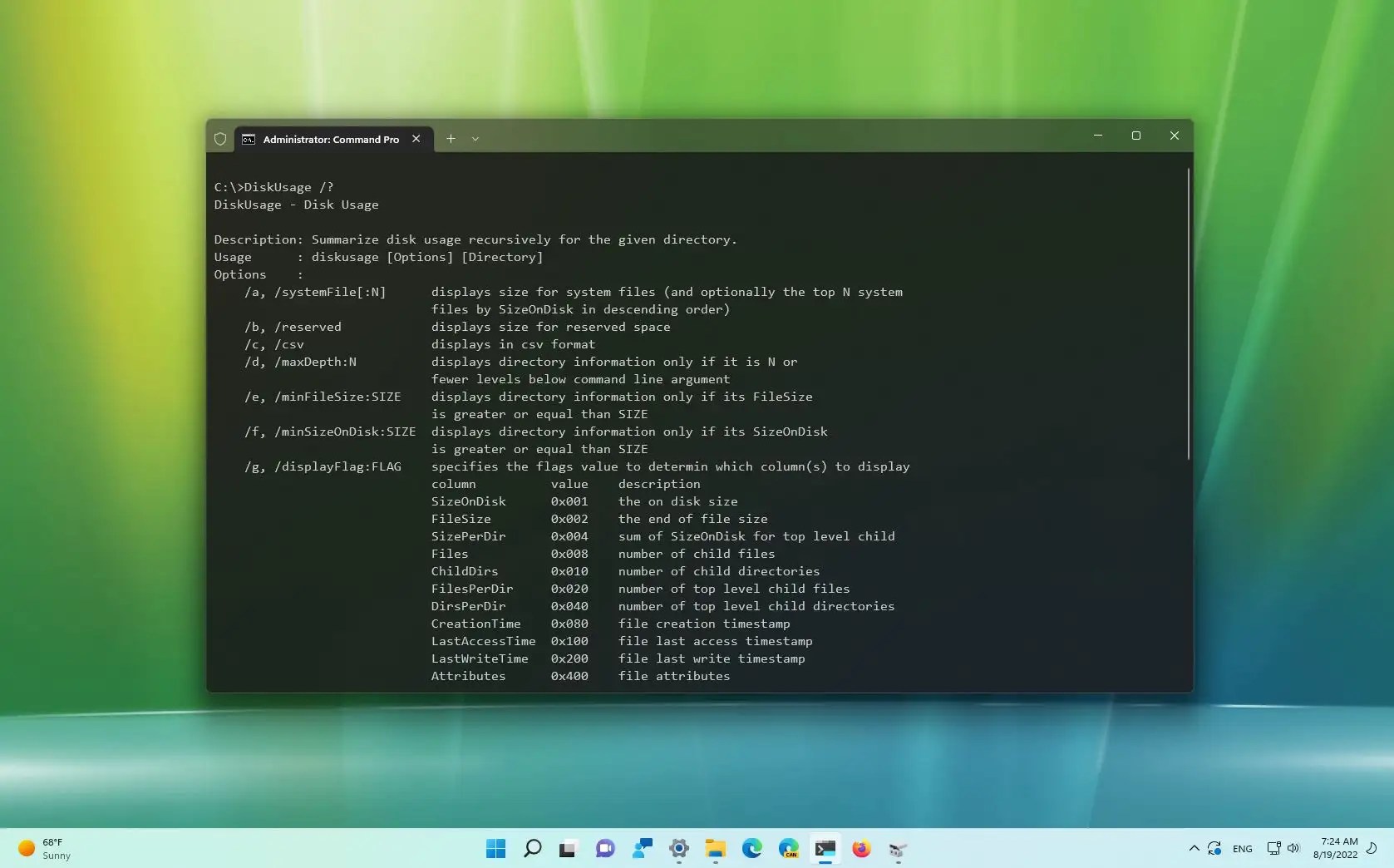 How To Use Diskusage Command To Check Drive Space On Windows 11 - Ultra HD Vintage Photo - Desktop