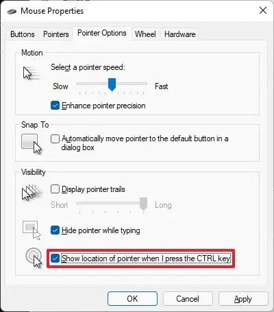 How To Find Mouse Pointer On Windows 11 And 10 Techwiser - High Resolution Mountain Textures for Desktop