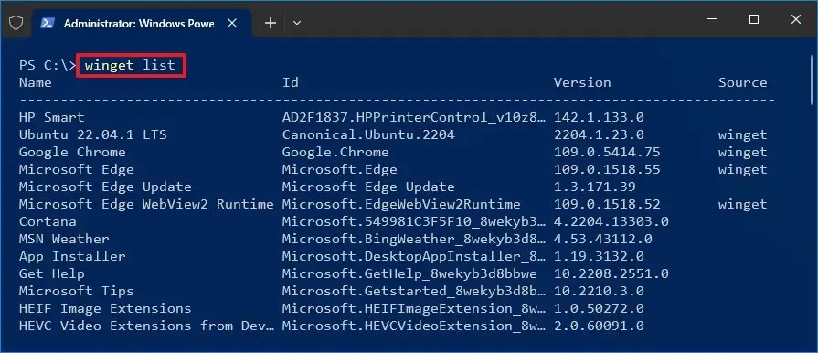 How To View Installed Apps With Powershell On Windows 10 Pureinfotech - Best Sunset Backgrounds in HD
