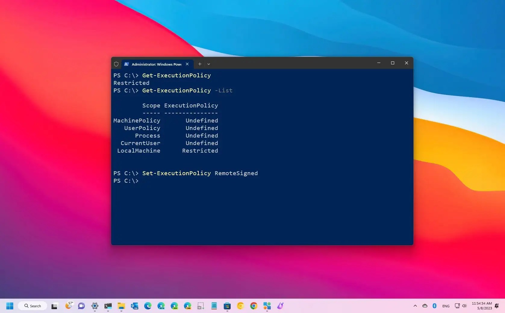 How To Run Powershell Execution Policy Design Talk - Colorful Wallpaper Collection - High Resolution Quality
