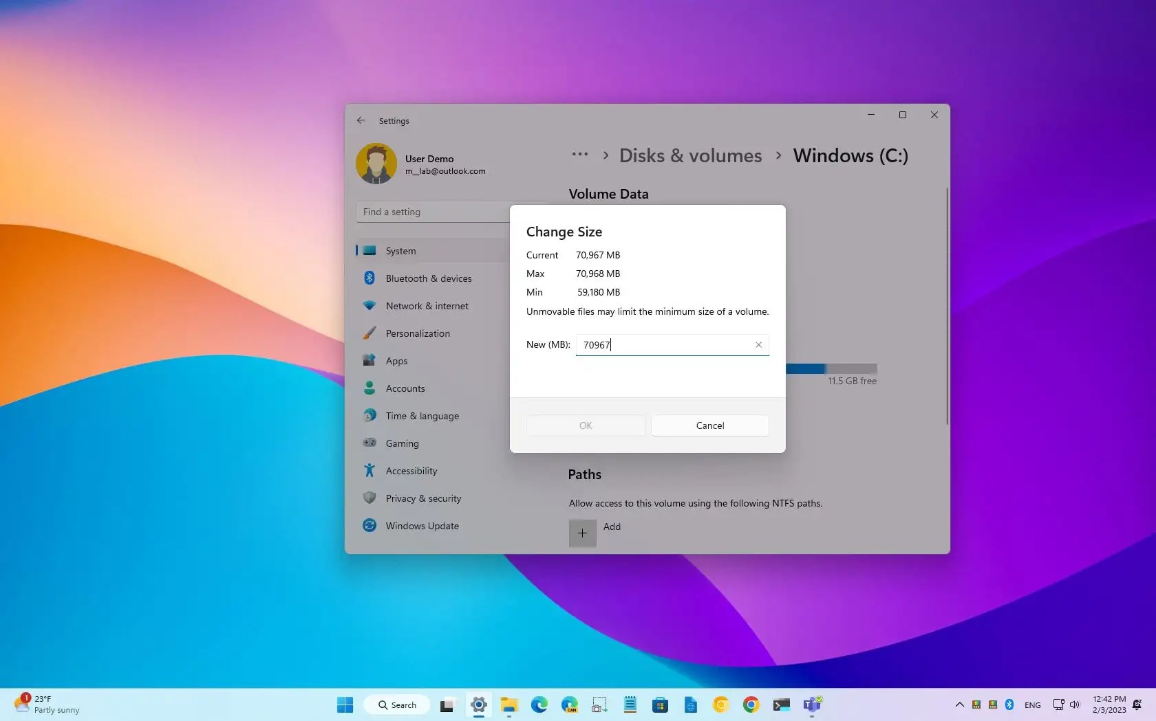How To Install Windows 11 On Custom Partition Pureinfotech - Premium Sunset Texture Gallery - High Resolution