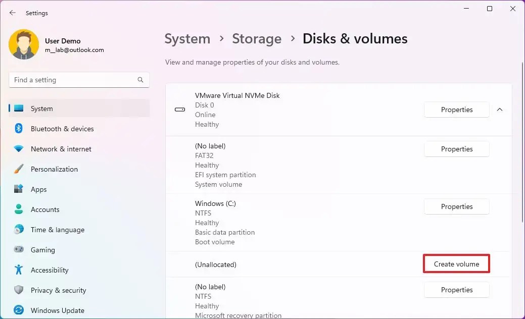 How To Install Windows 11 On Custom Partition Pureinfotech - Mountain Texture Collection - HD Quality