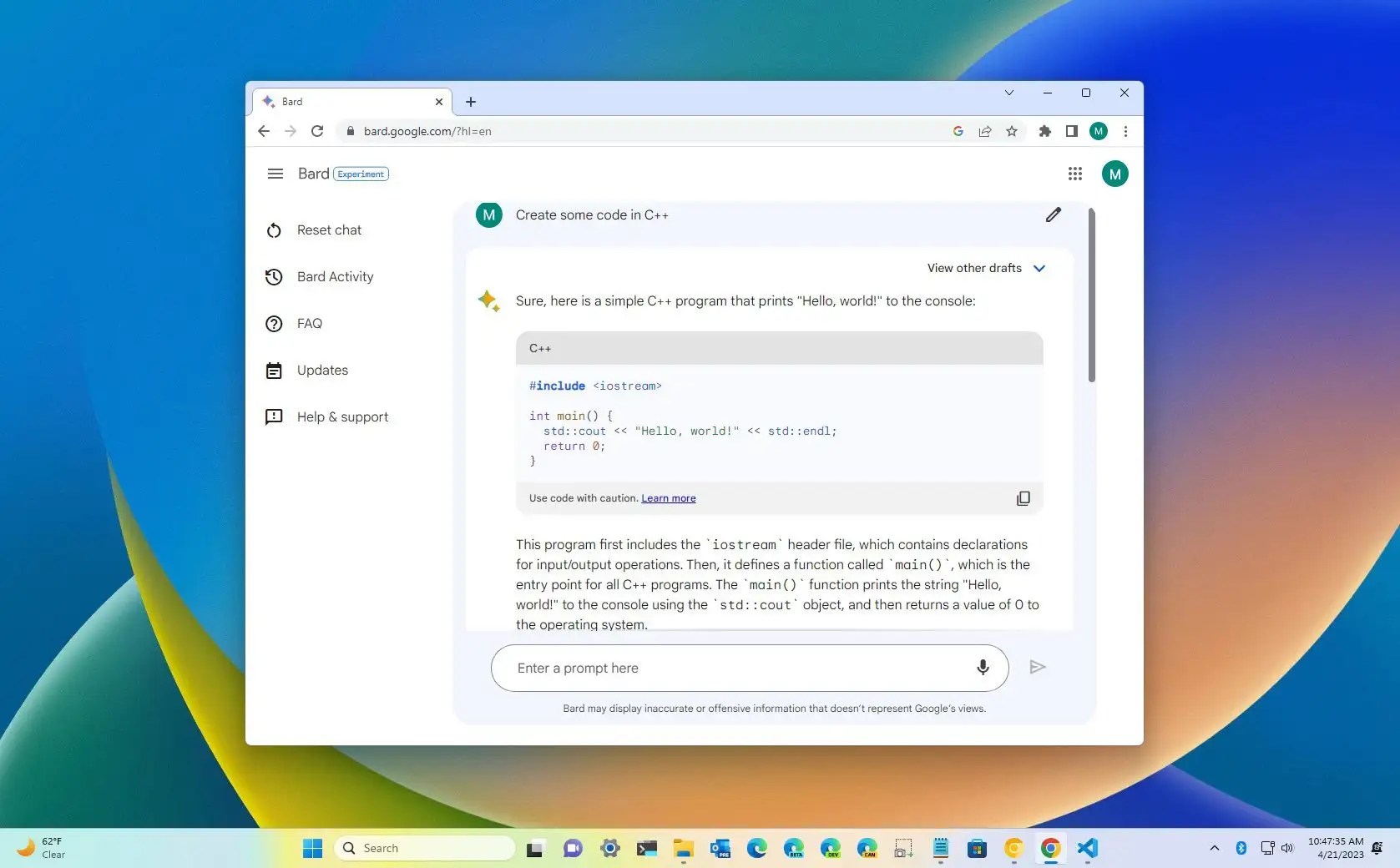 Bard Now Helps You Code - Minimal Illustration Collection - Desktop Quality