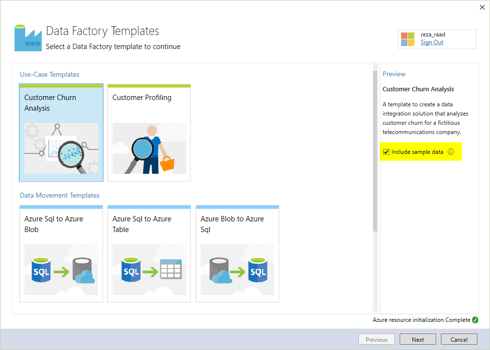 Azure Data Factory Templates For Visual Studio Radacad