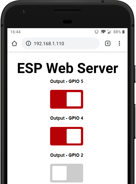 Esp8266 Nodemcu Espasyncwebserver Library Control Outputs Web Server - Best Abstract Designs in Retina