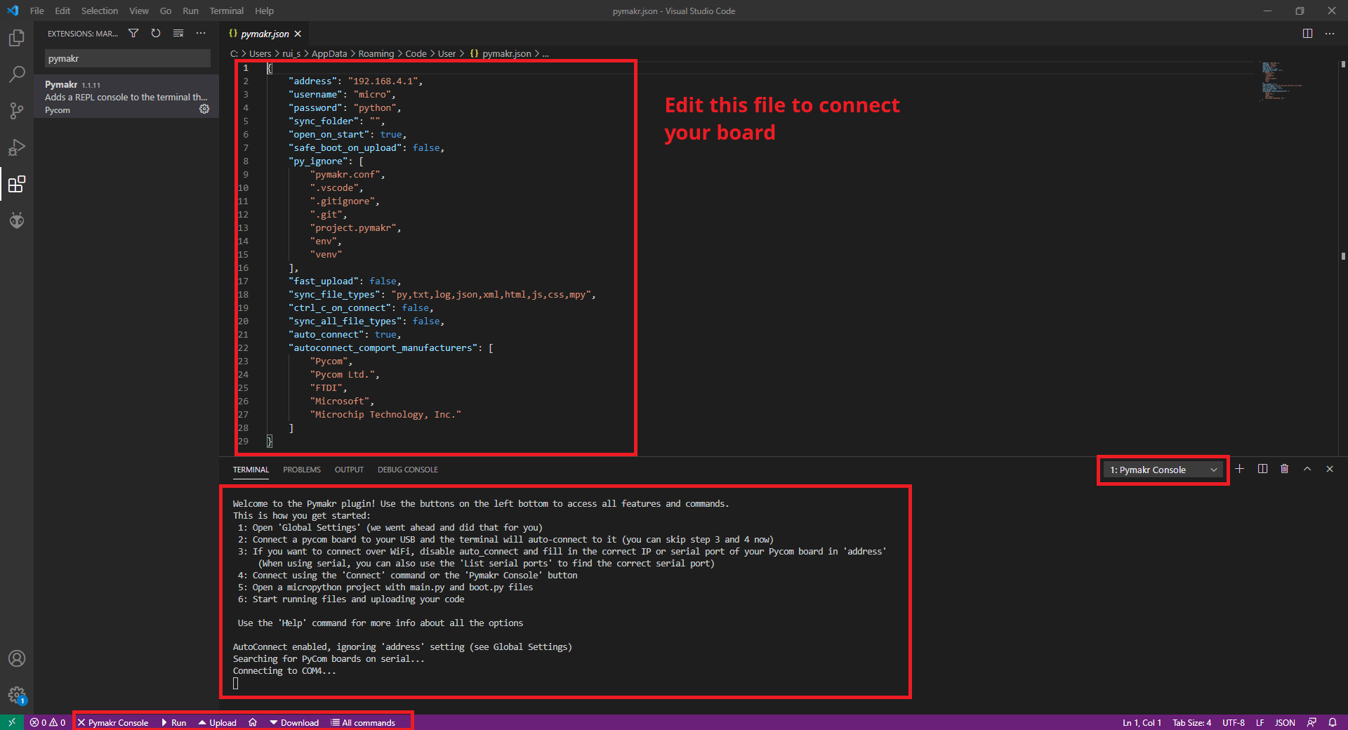 Micropython Program Esp32 Esp8266 Vs Code And Pymakr Random 47 Off - Full HD Dark Textures for Desktop
