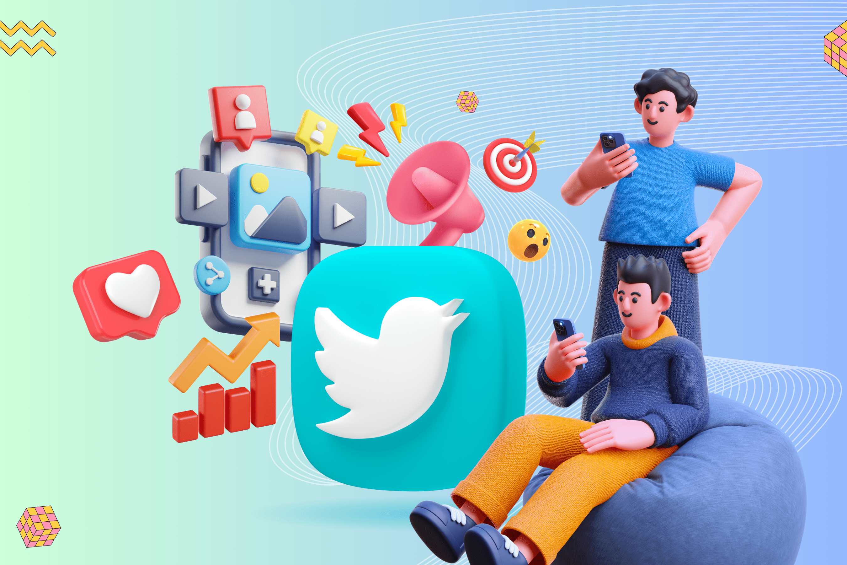 New Research And Advice On Using Twitter For Business Smart Insights - Premium Minimal Texture Gallery - HD