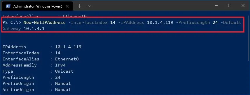 Assign A Static Ip Address Using Powershell Stack Overflow - Abstract Pattern Collection - Desktop Quality