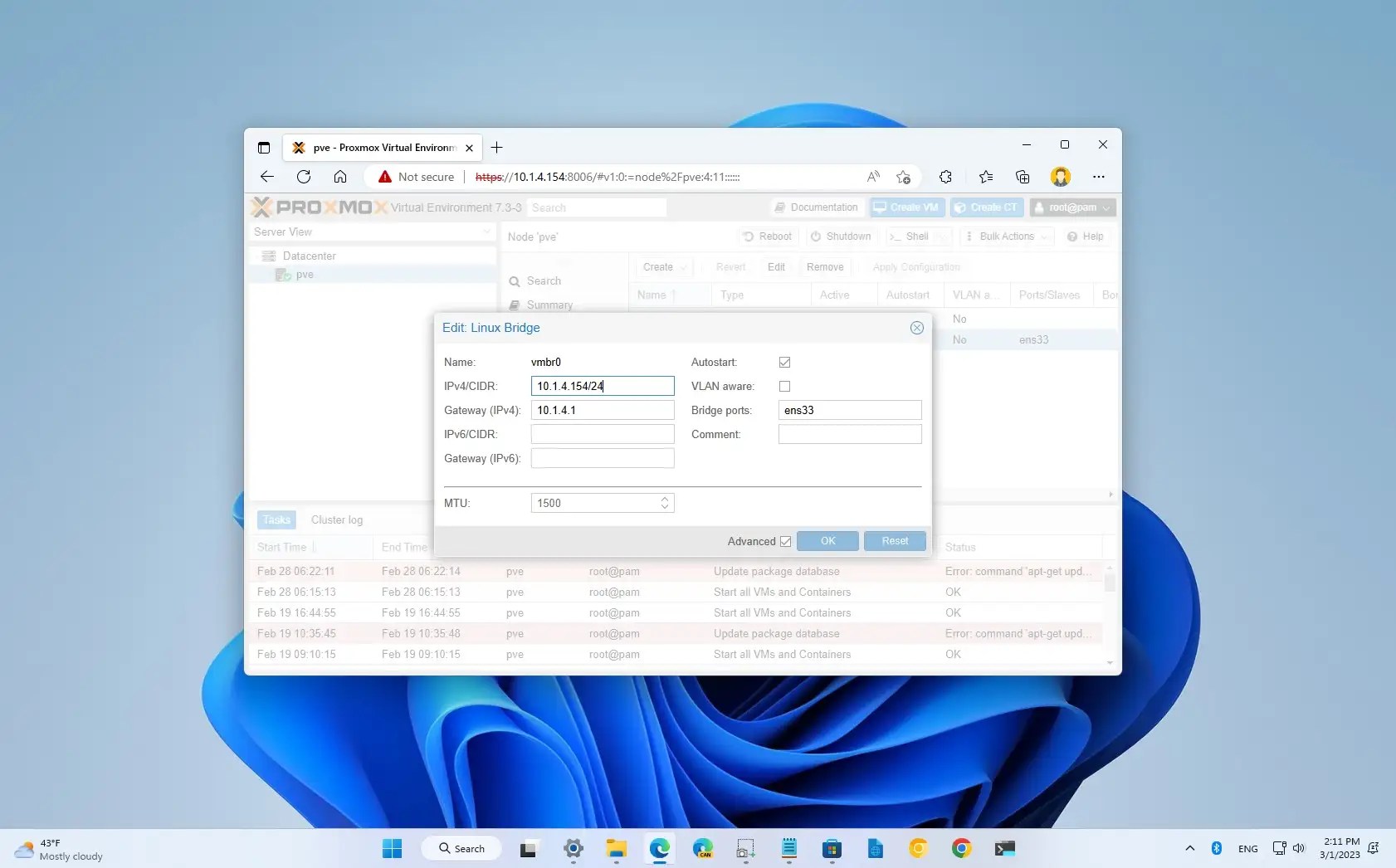 How To Change Ip Address On Proxmox Server Decode - HD Dark Pictures for Desktop
