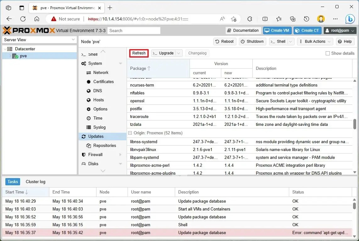 How To Install Updates On Proxmox Free Server Decode - Modern Sunset Texture - Mobile