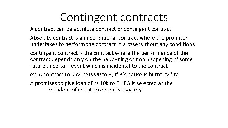 wallpapers Contingent Contract Images contingent contracts a contract can be absolute contract