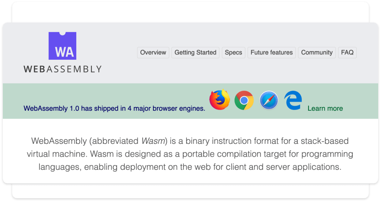 Webassembly Software Engineering Daily - Premium Light Picture Gallery - Desktop
