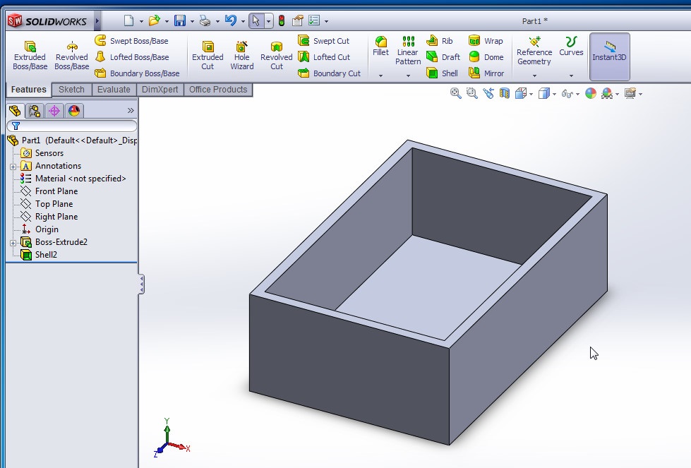 Creating The Shell 2025 Solidworks Connected Tutorials - Minimal Background Collection - Ultra HD Quality