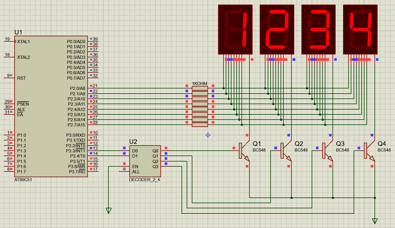 Seven Segment Interfacing With 8051 Single And Quad Module 7 segment interfacing with 8051.