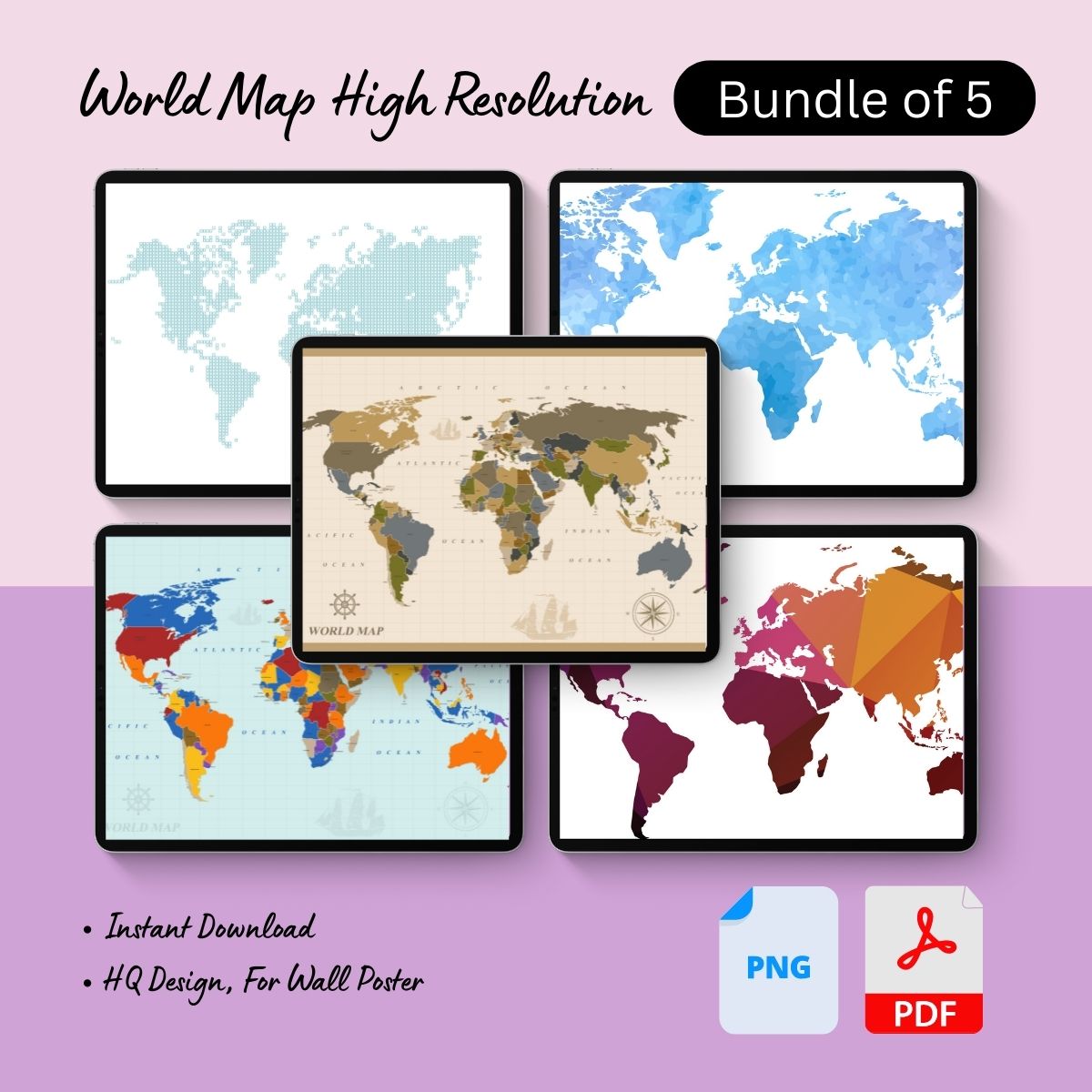 High Resolution World Map Labeled Printable Template PDF World Map High Resolution In PDF 