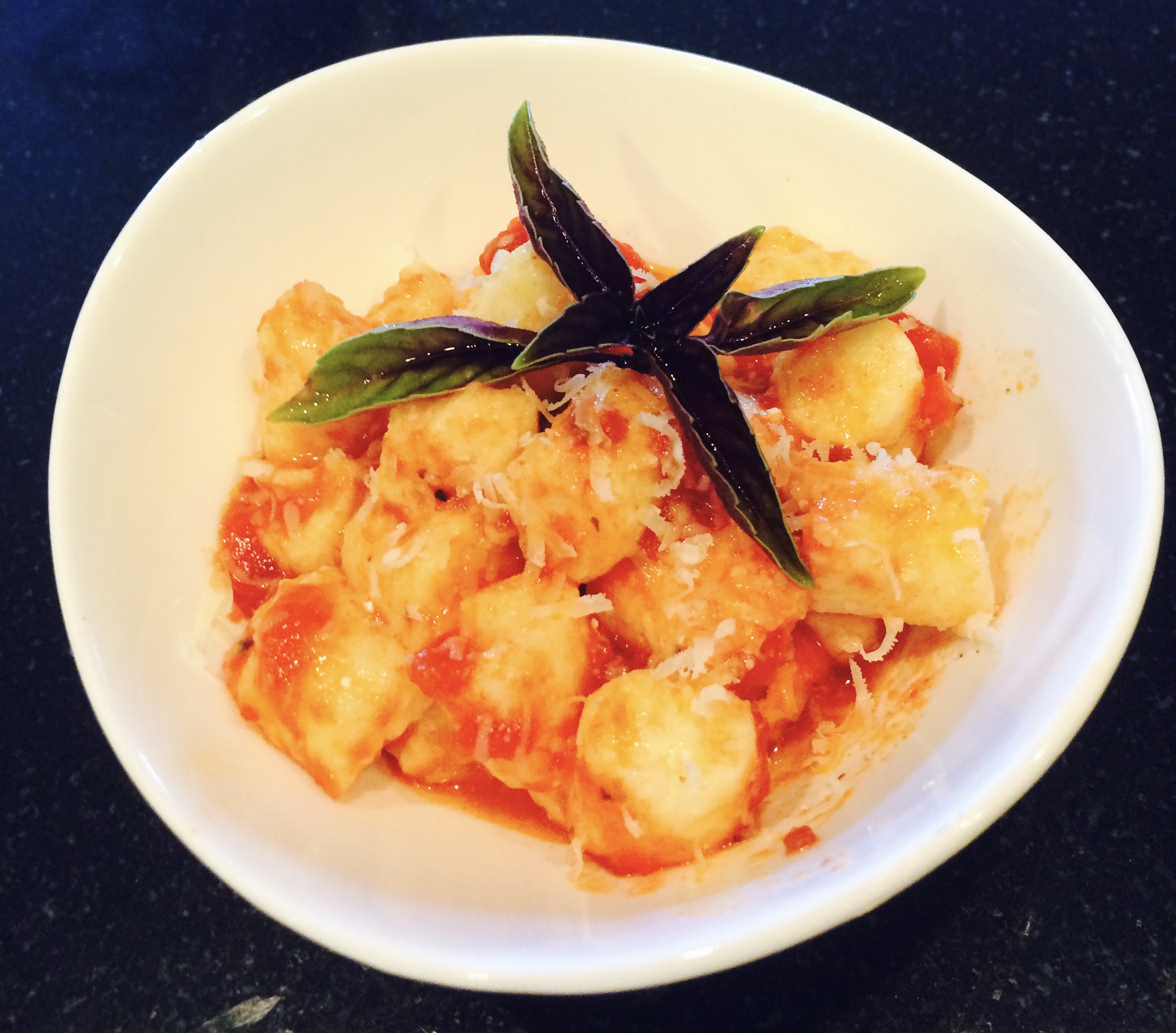 Mario Batali Ricotta Gnocchi Meanwhile in large frying pan cook butter sun-dried tomatoes and pine nuts over medium heat for 6 minutes or until butter is slightly colored.
