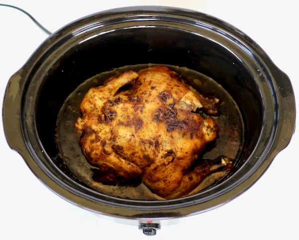 Crockpot ranch onion whole chicken recipe 5 ingredients