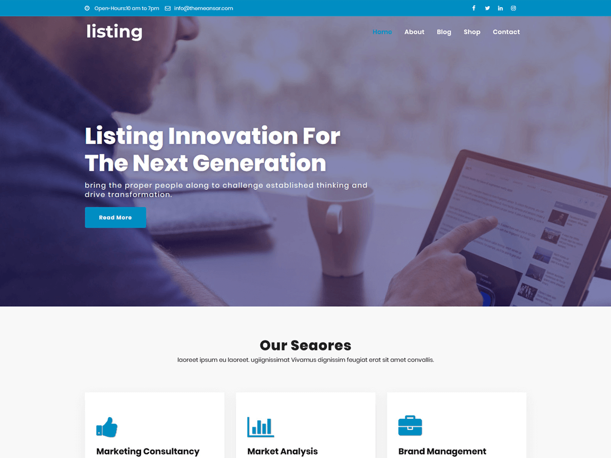 Listing Wordpress Theme Wordpress Org