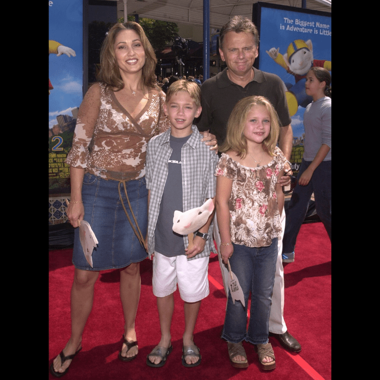 pic Pat Sajak Black Grandchildren when pat sajak met second wife lesly brown there was no electricity in the air