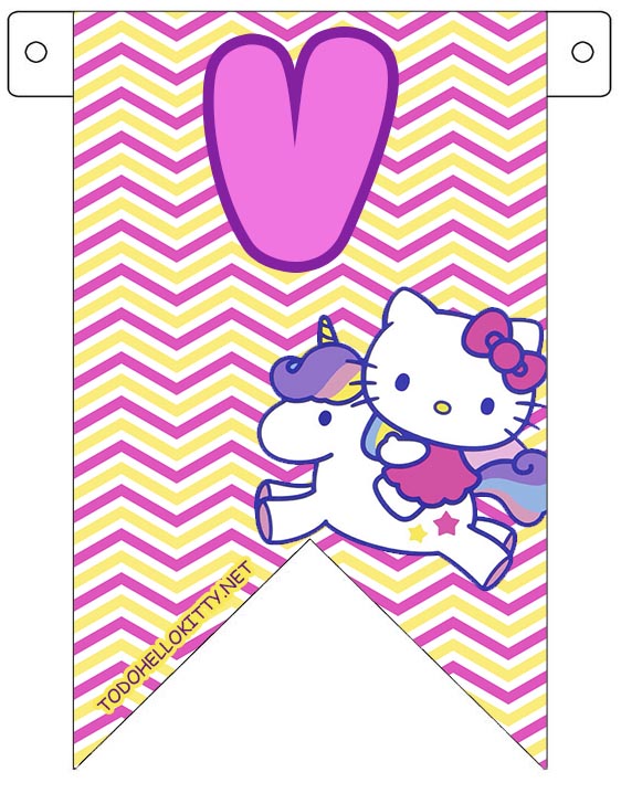 pic Imágenes De Hello Kitty Con Frases Bonitas coleccion banderines de hello kitty con